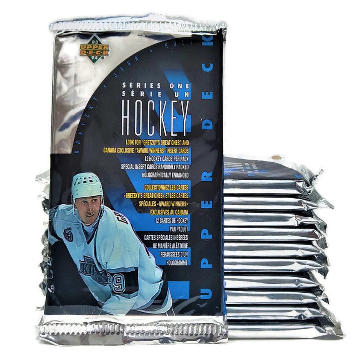1993-94 Upper Deck Series 1 Hockey Pack (Lot of 11 Packs)
