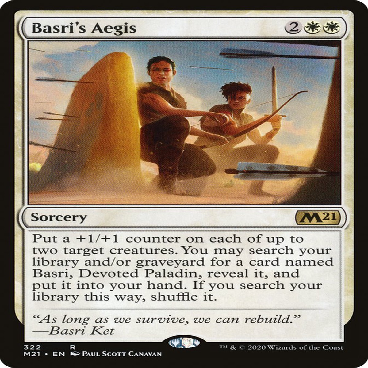 Basri's Aegis [Core Set 2021] - NM
