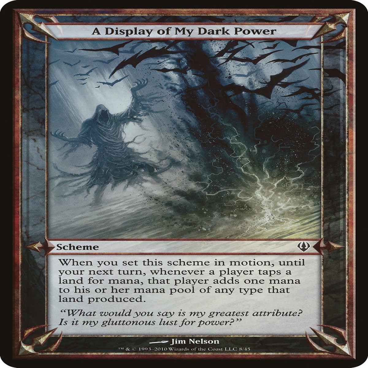 A Display of My Dark Power (Schemes) [Archenemy Schemes] - NM