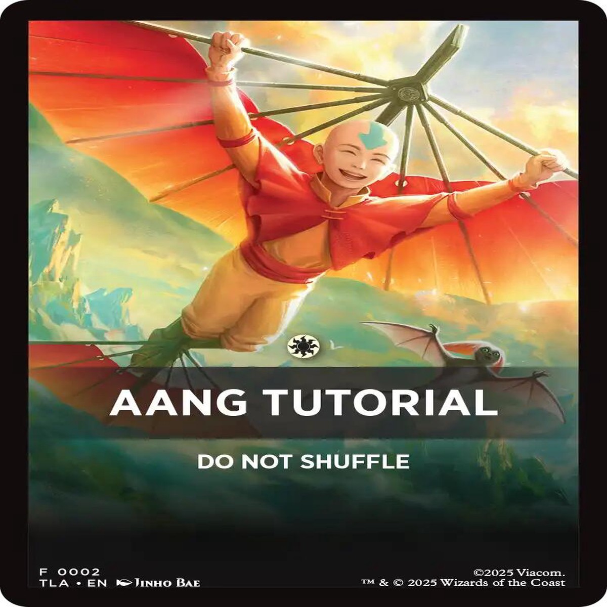 Aang Tutorial Theme Card [Avatar: The Last Airbender Tokens] - NM