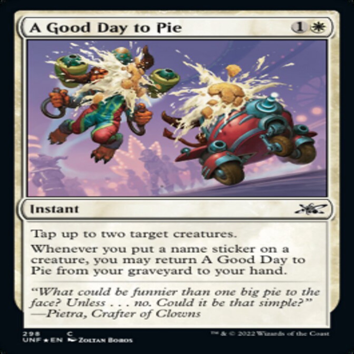 A Good Day to Pie (Galaxy Foil) [Unfinity] - NM Foil