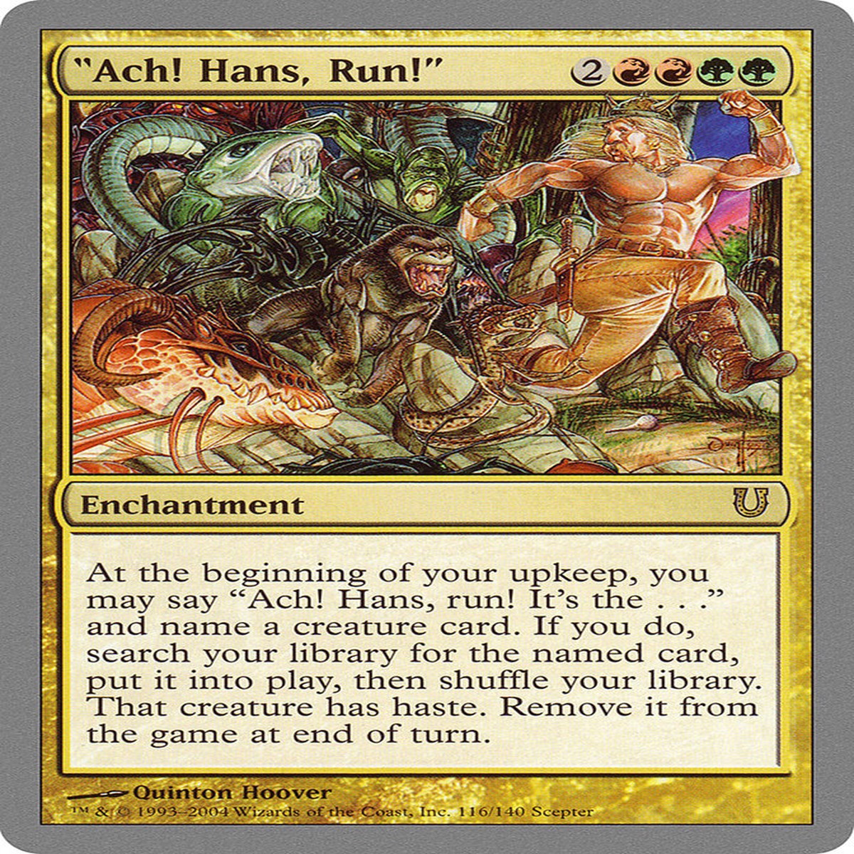 “Ach! Hans, Run!” [Unhinged] – Damaged