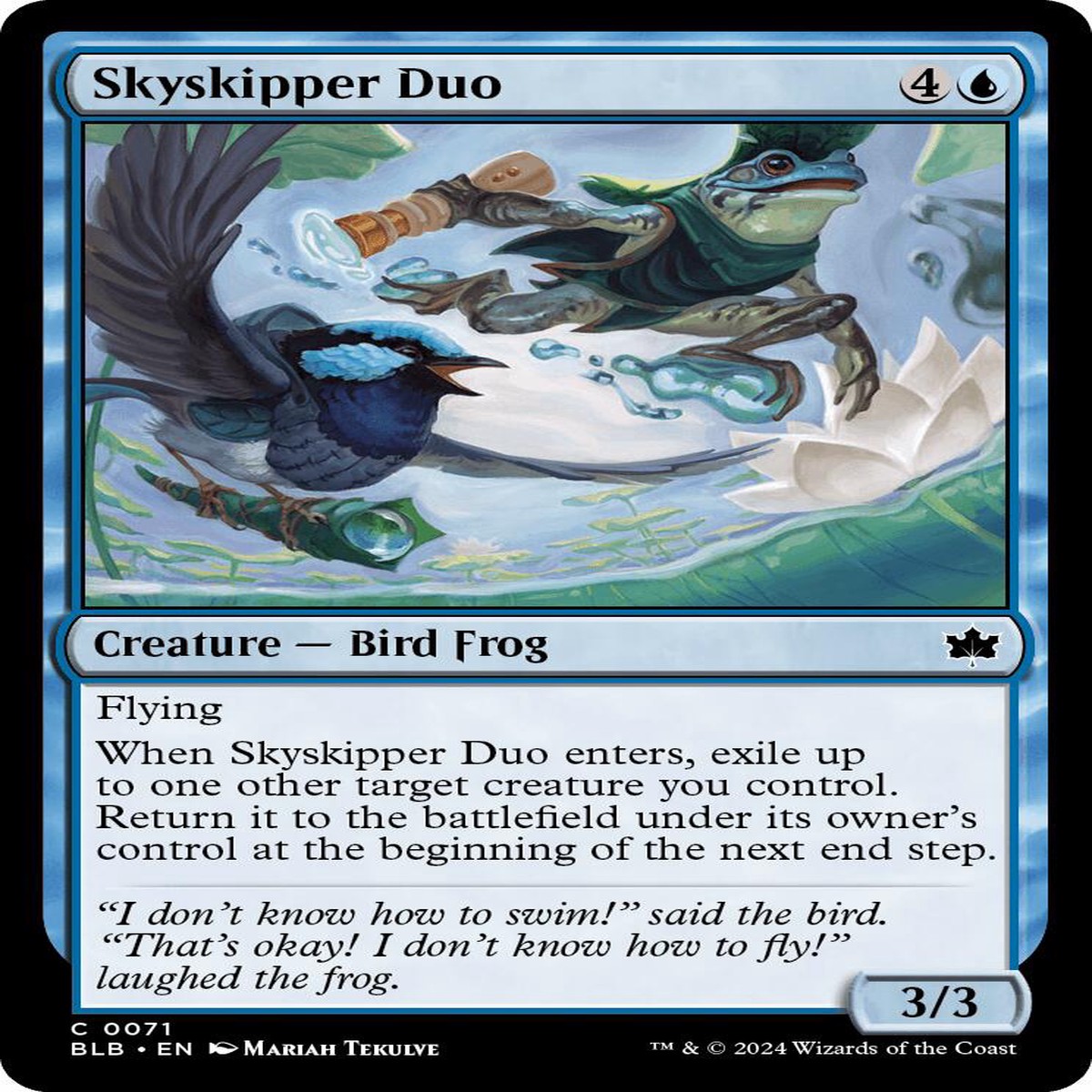 Skyskipper Duo [BLB - 71] - Lightly Played | English | Foil