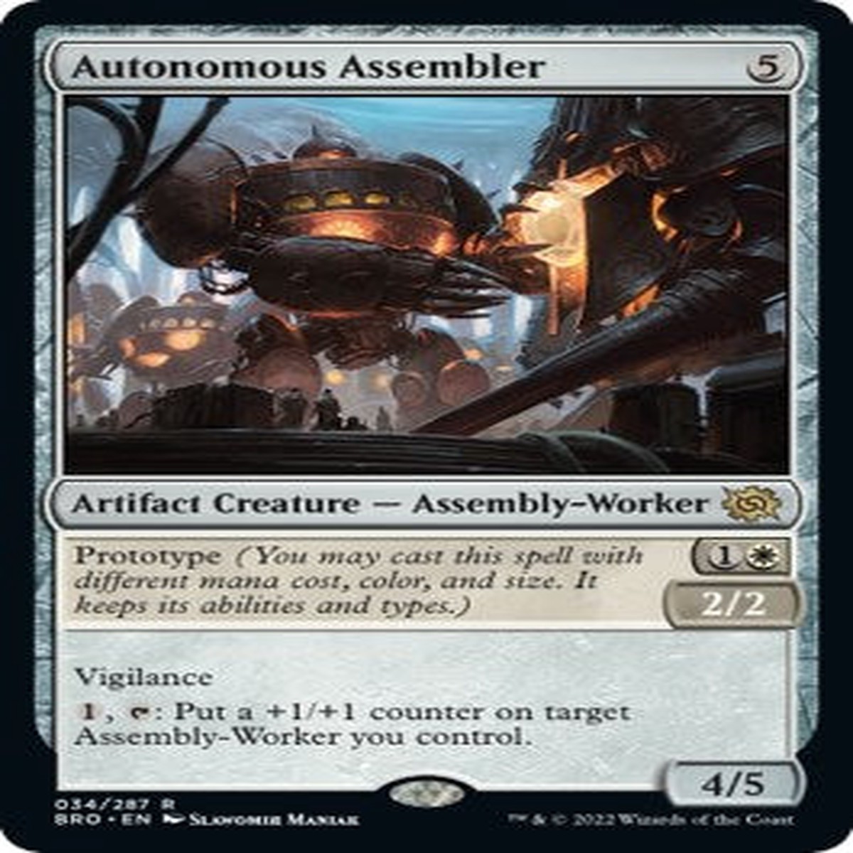Autonomous Assembler [BRO - 34] - Lightly Played | English | Normal