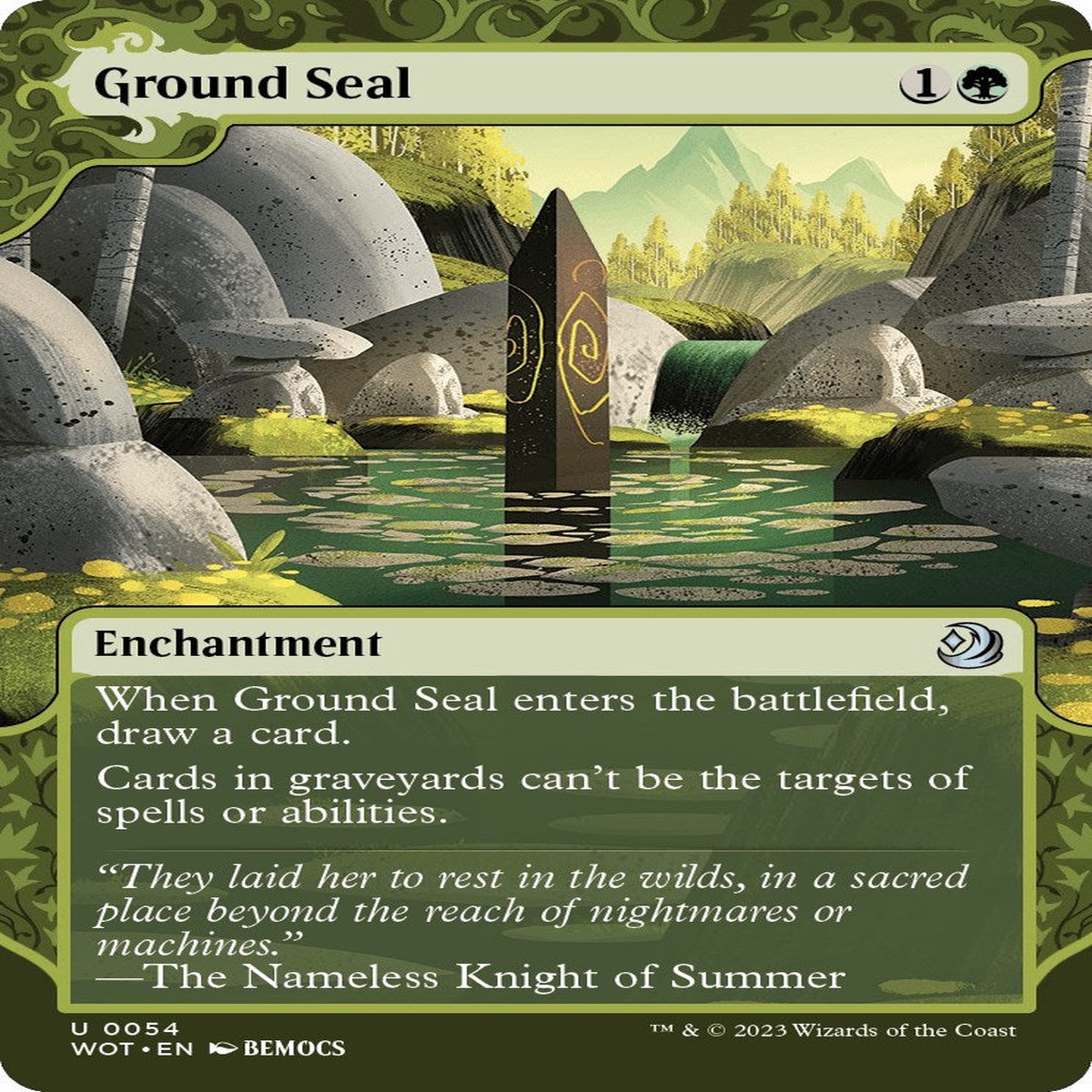Ground Seal [WOT - 54] - Near Mint | English | Normal