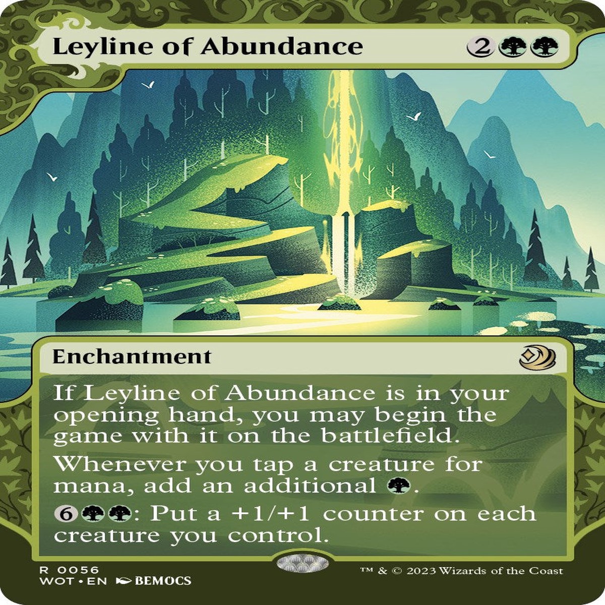 Leyline of Abundance [WOT - 56] - Near Mint | English | Foil