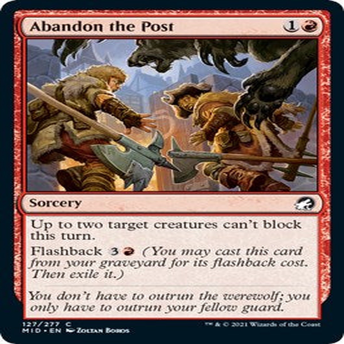 Abandon the Post [MID - 127] - Lightly Played | English | Normal