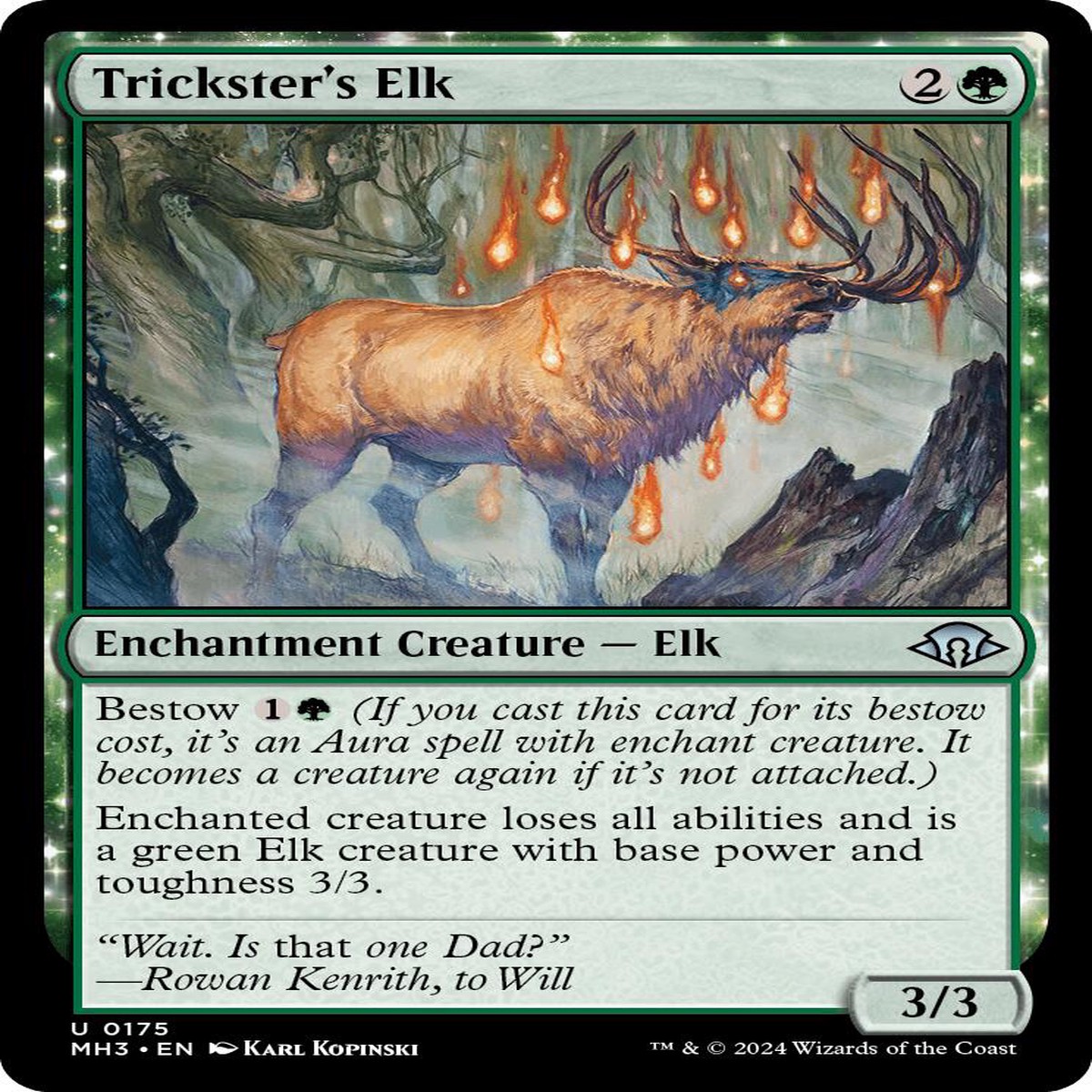 Trickster's Elk [MH3 - 175] - Near Mint | English | Foil