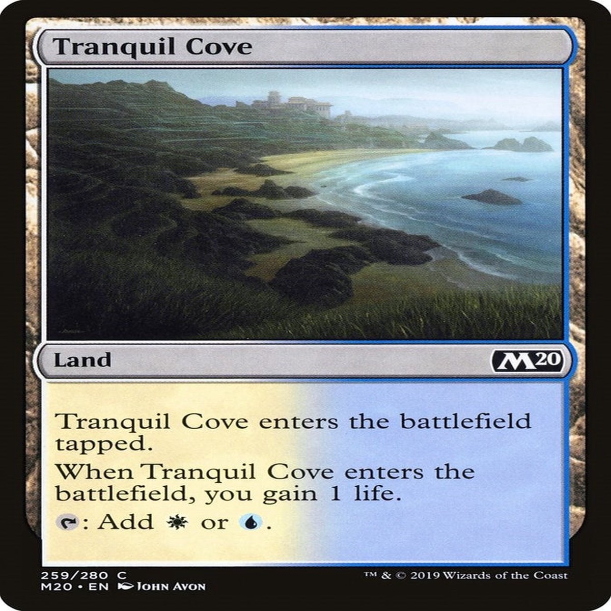 Tranquil Cove [M20 - 259] - Lightly Played | English | Normal