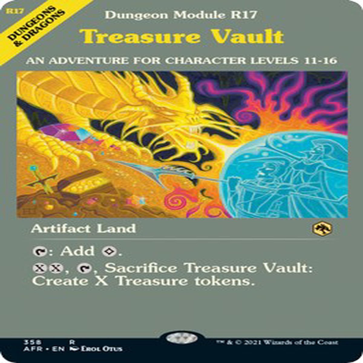 Treasure Vault (Dungeon Module) [AFR - 358] - Lightly Played | English | Normal