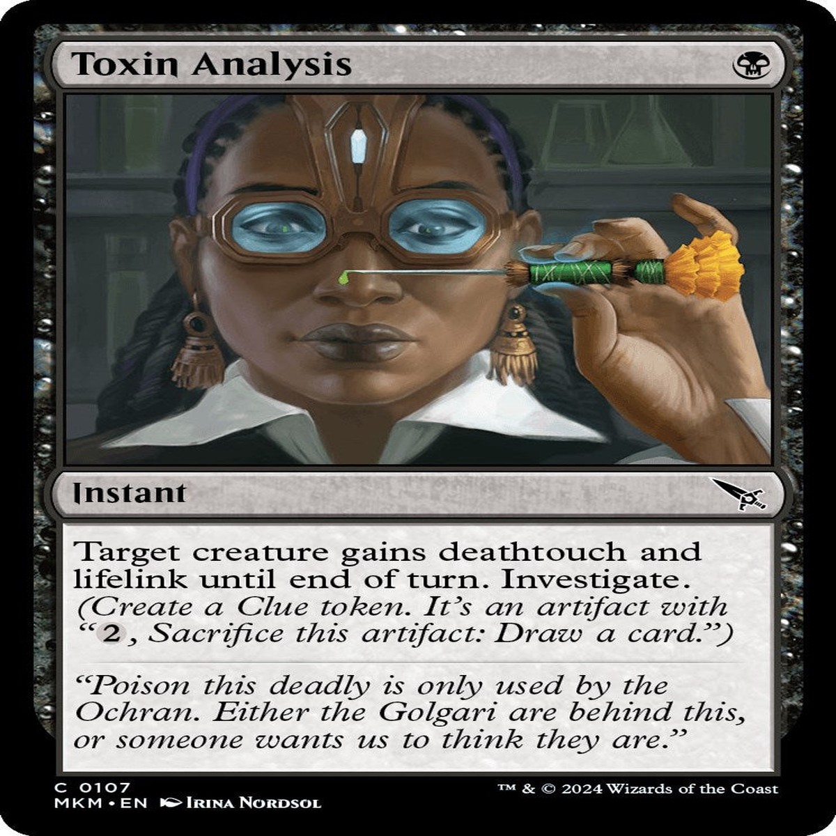 Toxin Analysis [MKM - 107] - Near Mint | English | Normal