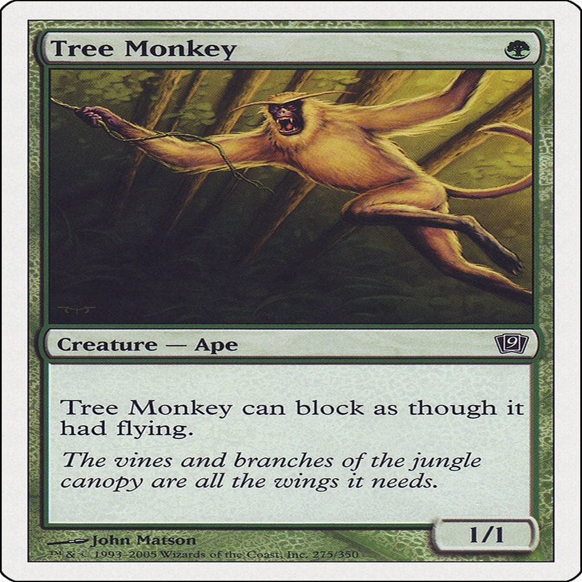 Tree Monkey [9ED - 275] - Heavily Played | English | Normal