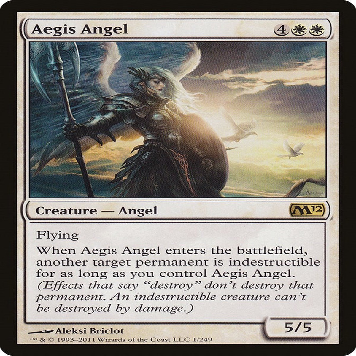 Aegis Angel [M12 - 1] - Lightly Played | English | Foil