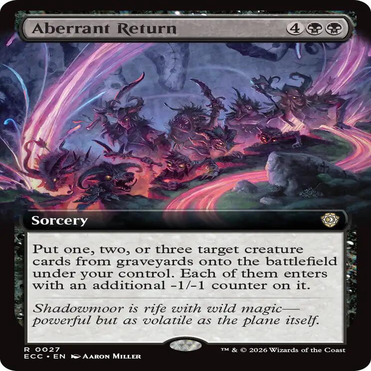 Aberrant Return (Extended Art) [ECC - 27] - Near Mint | English | Normal