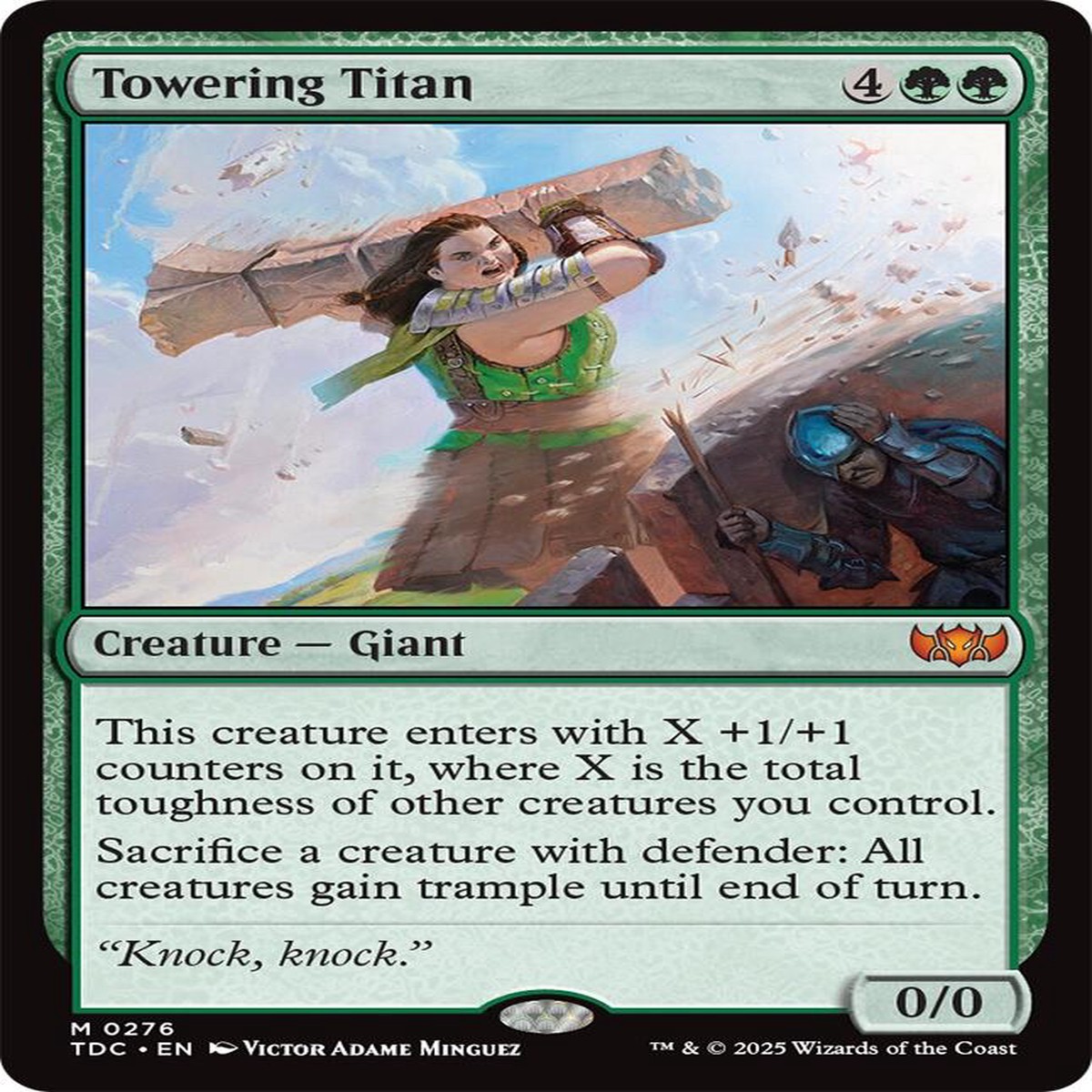 Towering Titan [TDC - 276] - Near Mint | English | Normal
