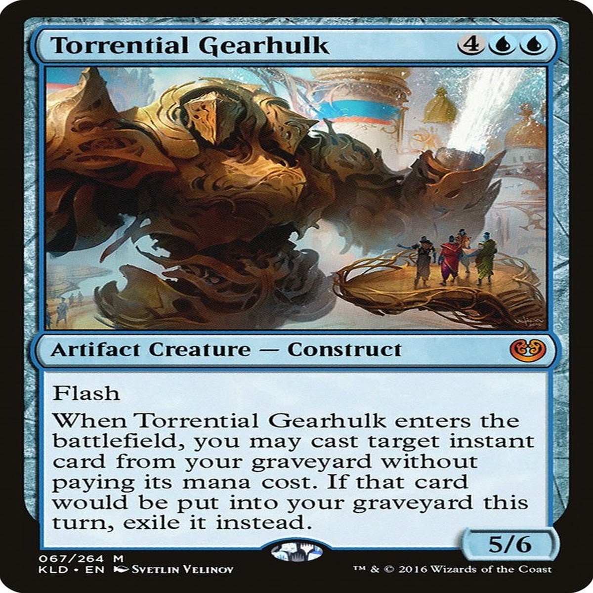 Torrential Gearhulk [KLD - 67] - Moderately Played | English | Normal