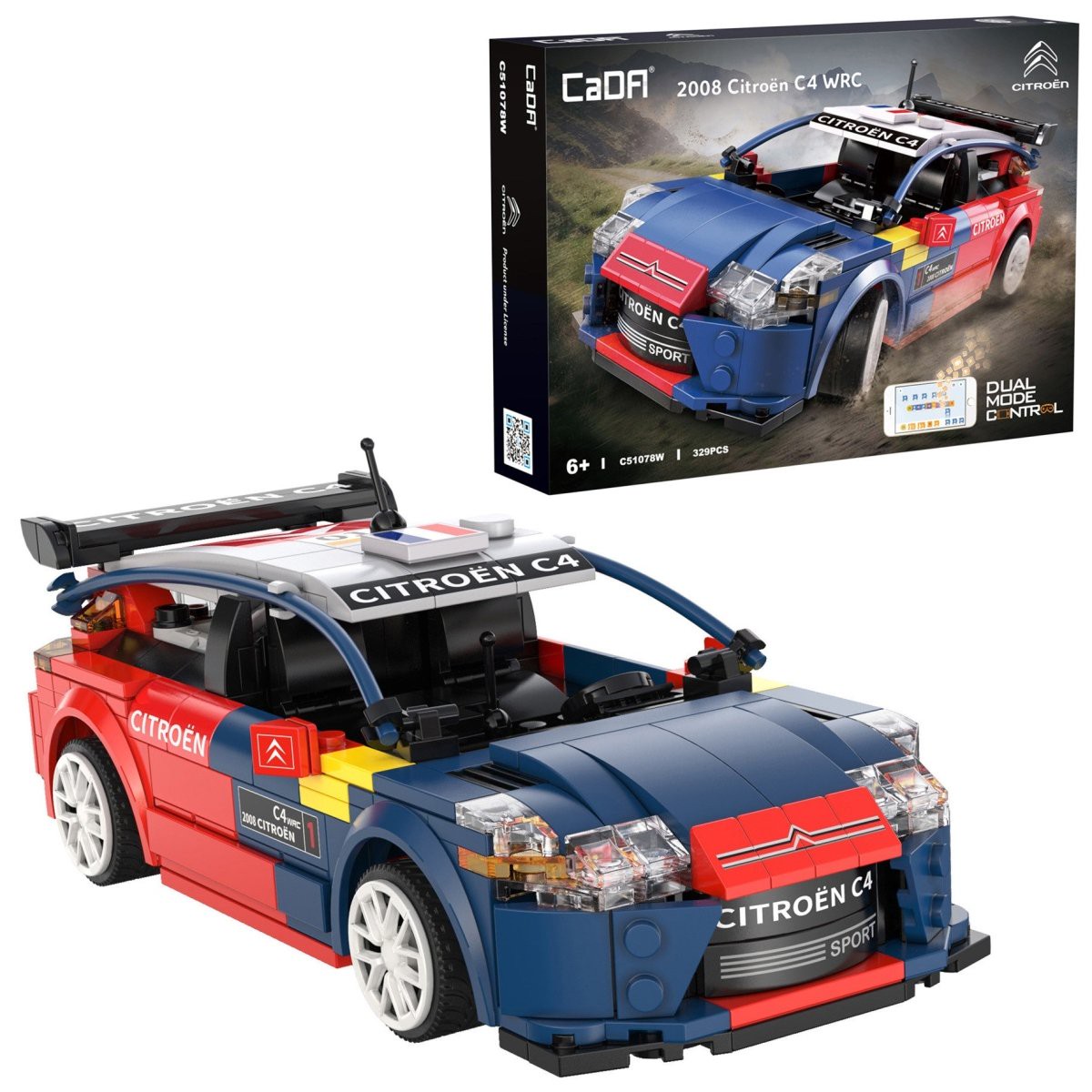 CaDA 1:20 2008 Citron C4 WRC - 329 pcs - C51078W