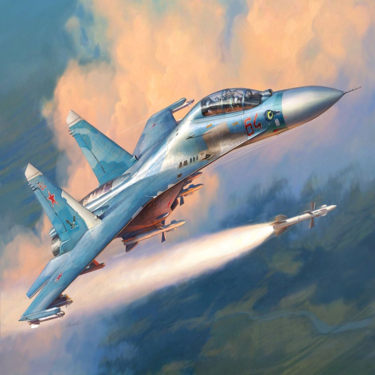 Zvezda 1:72 Sukhoi Su-27 Ub - Z7294