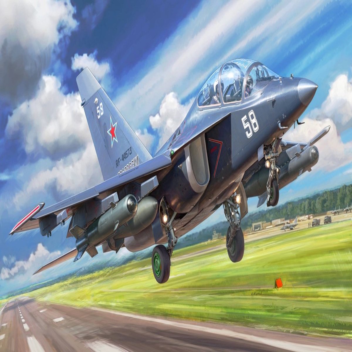 Zvezda 1:48 YAK-130 Russian Light Bomber - Z4818