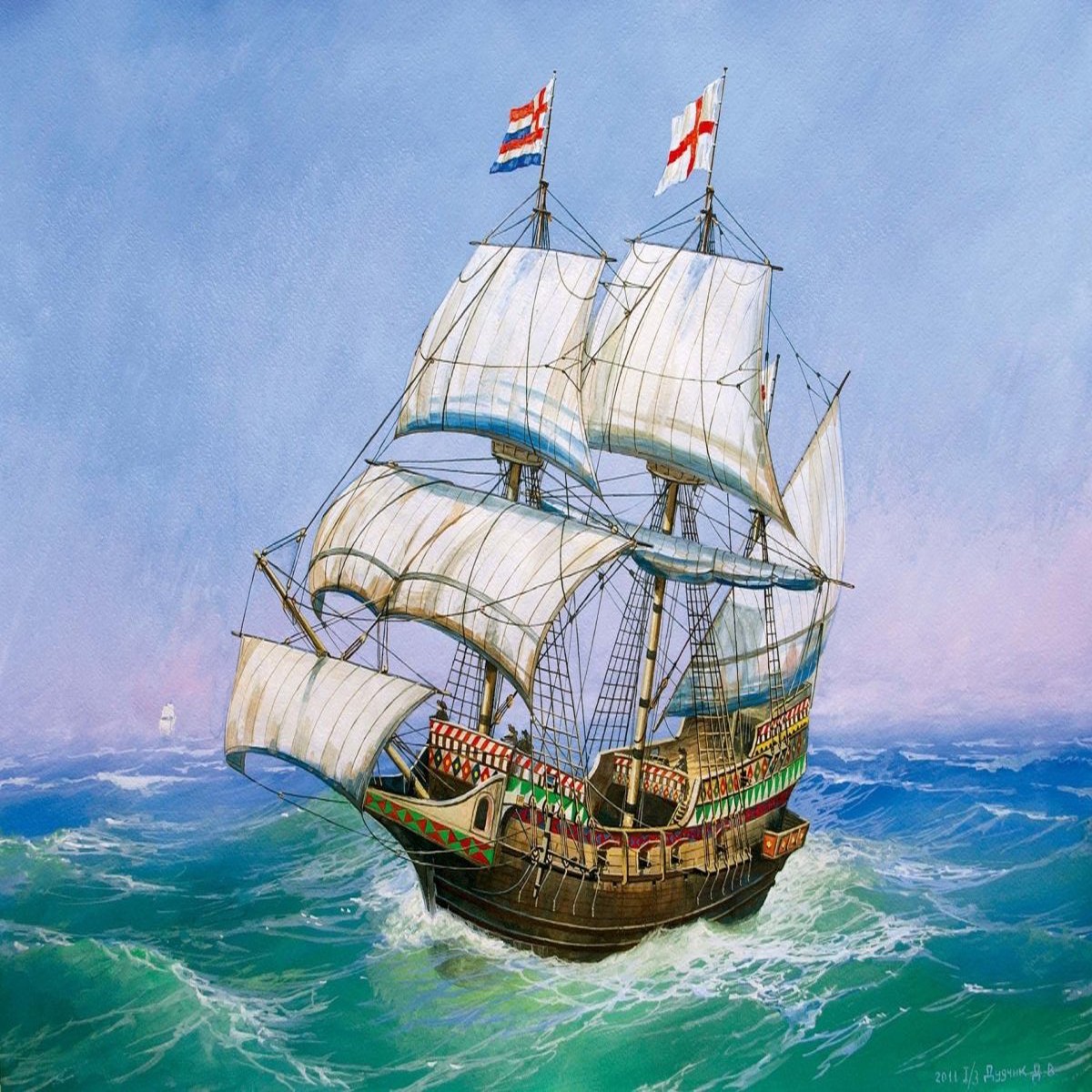 Zvezda 1:350 Golden Hind - Z6509