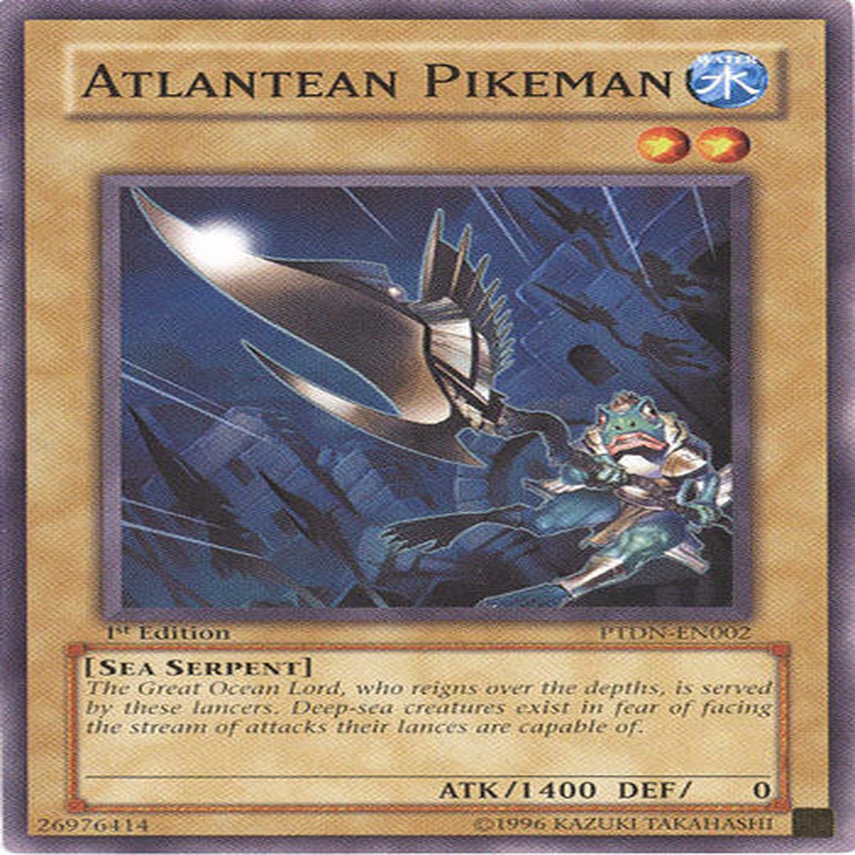 Atlantean Pikeman [PTDN-EN002] Common - NM Unlimited