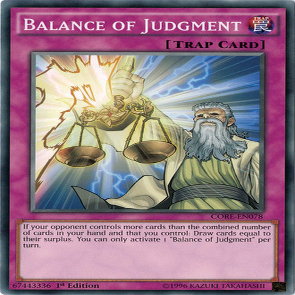 Balance of Judgment [CORE-EN078] Common - NM 1st Edition