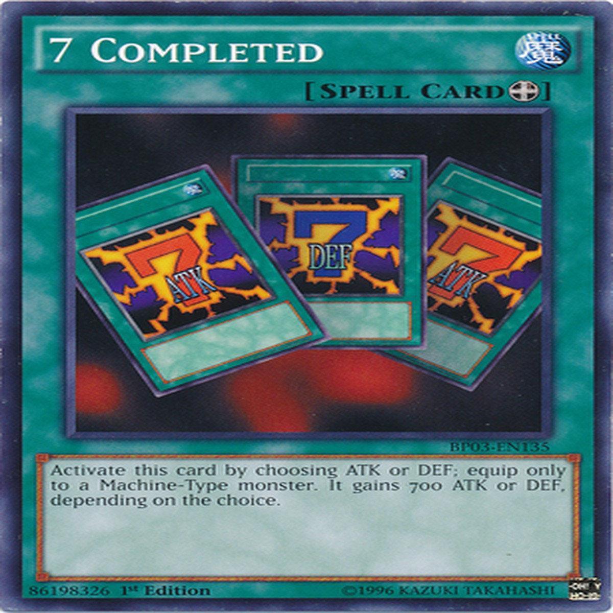7 Completed [BP03-EN135] Common - NM 1st Edition
