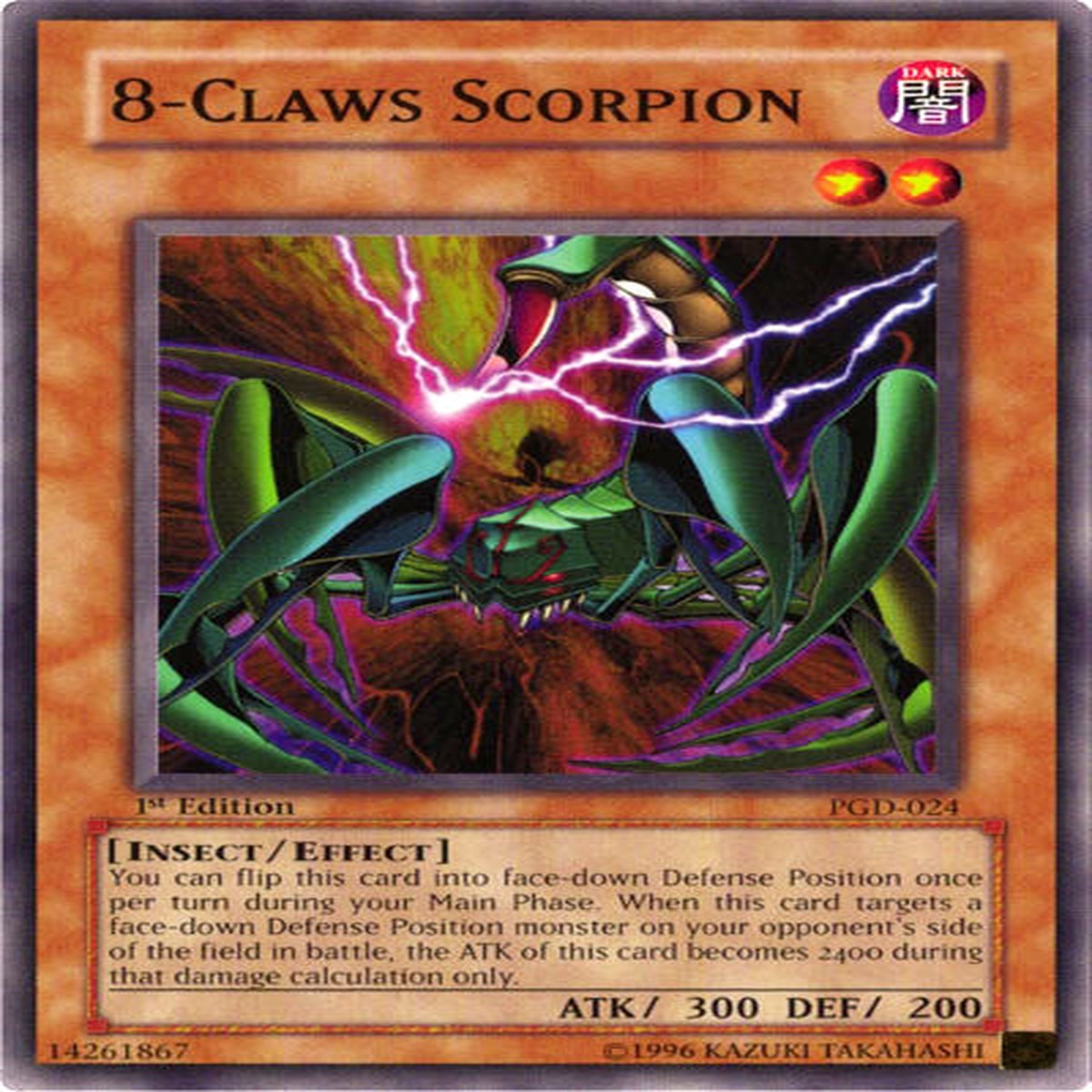 8-Claws Scorpion [PGD-024] Common - NM 1st Edition