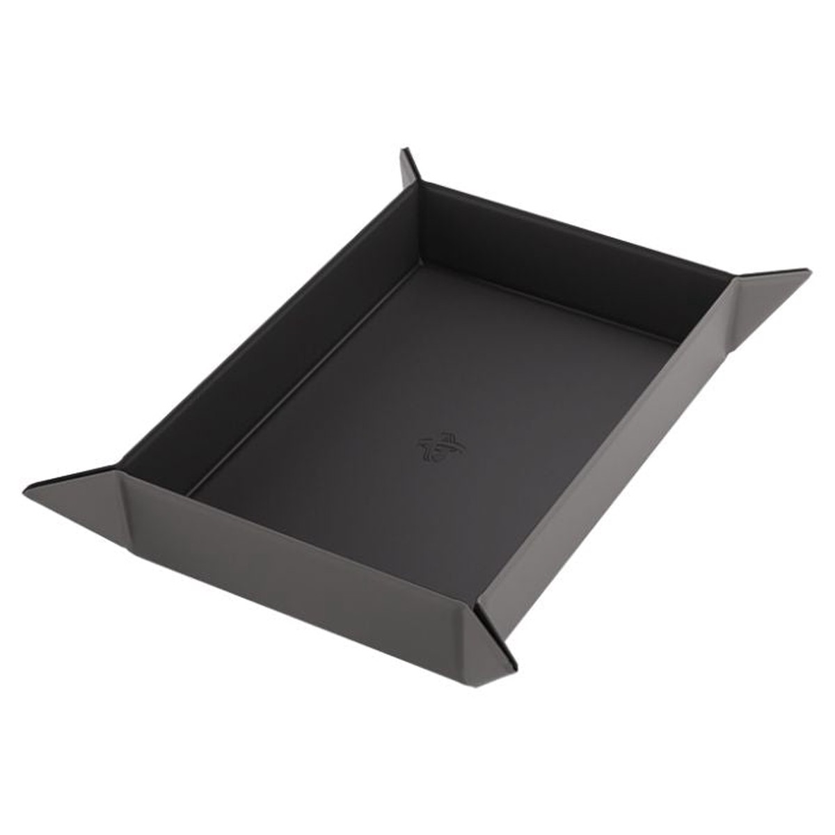 Dice Tray: Rectangle: Black/Gray