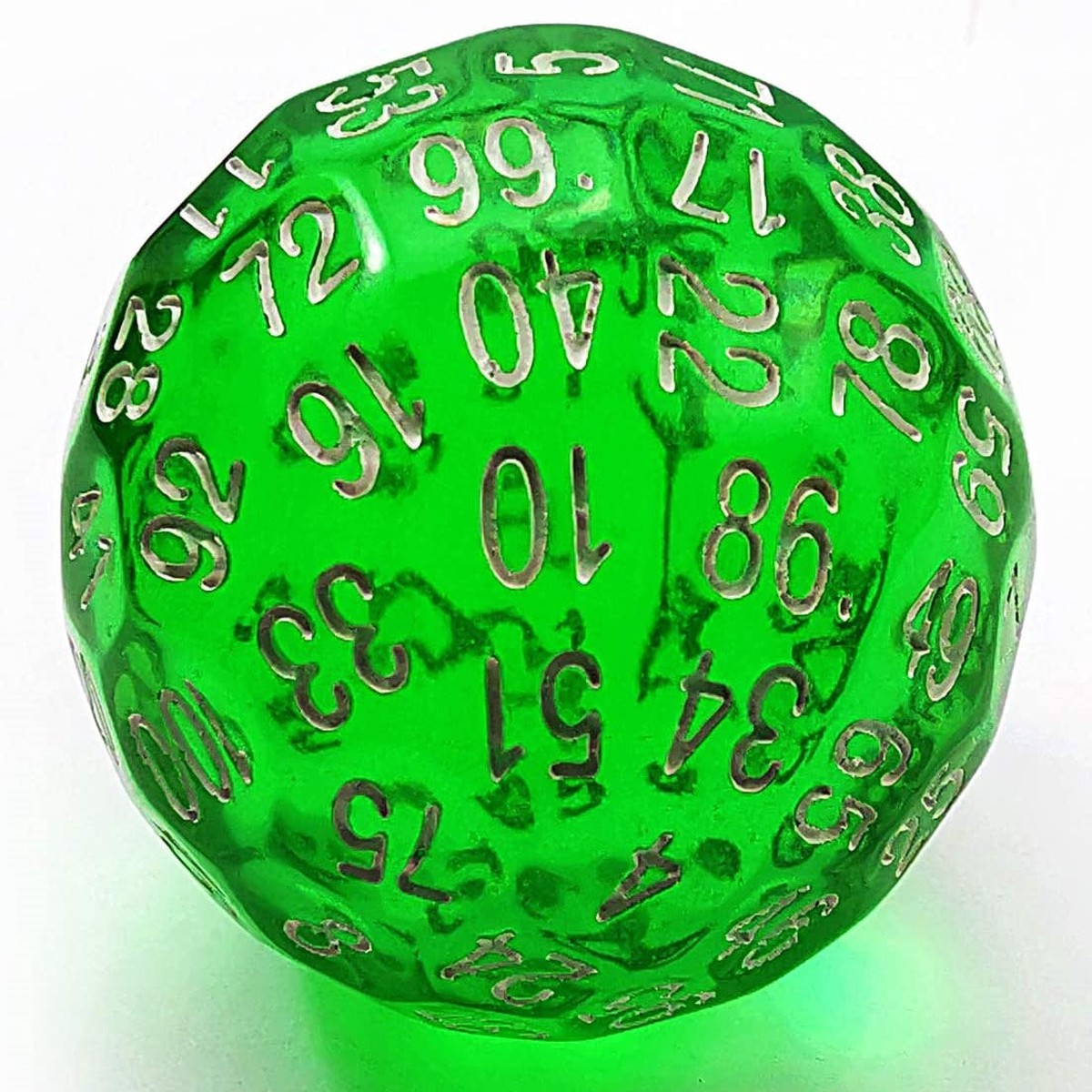 100 Sided Die - Green D100