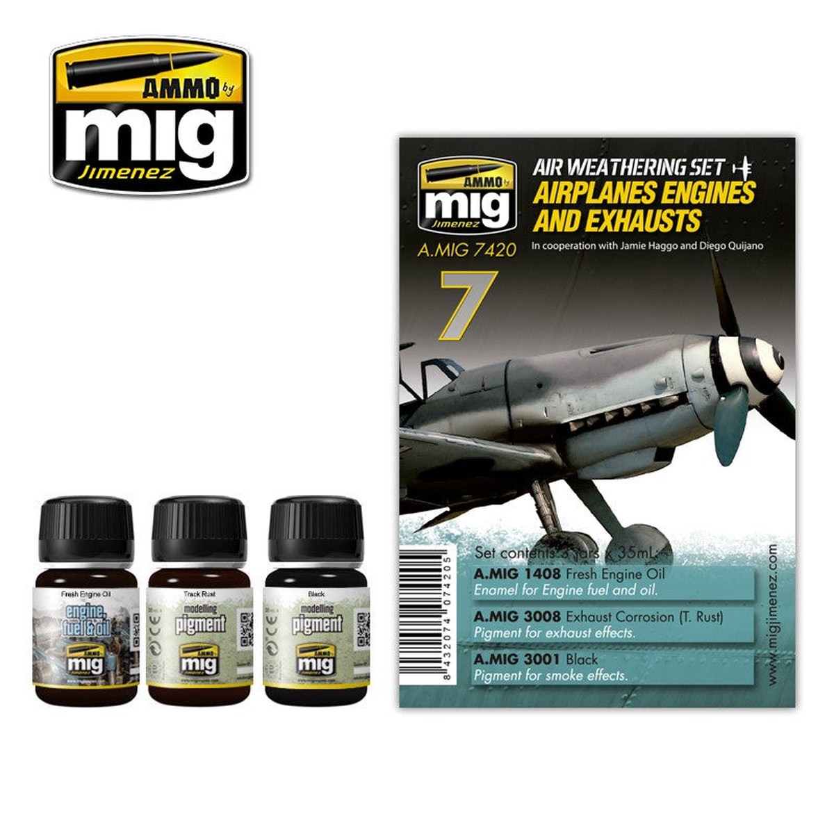 AMMO by Mig 7420 Airplanes Engines & Exhaust