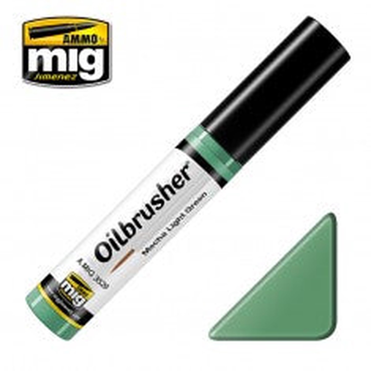 AMMO by Mig 3529 Oilbrush Mecha Light Green