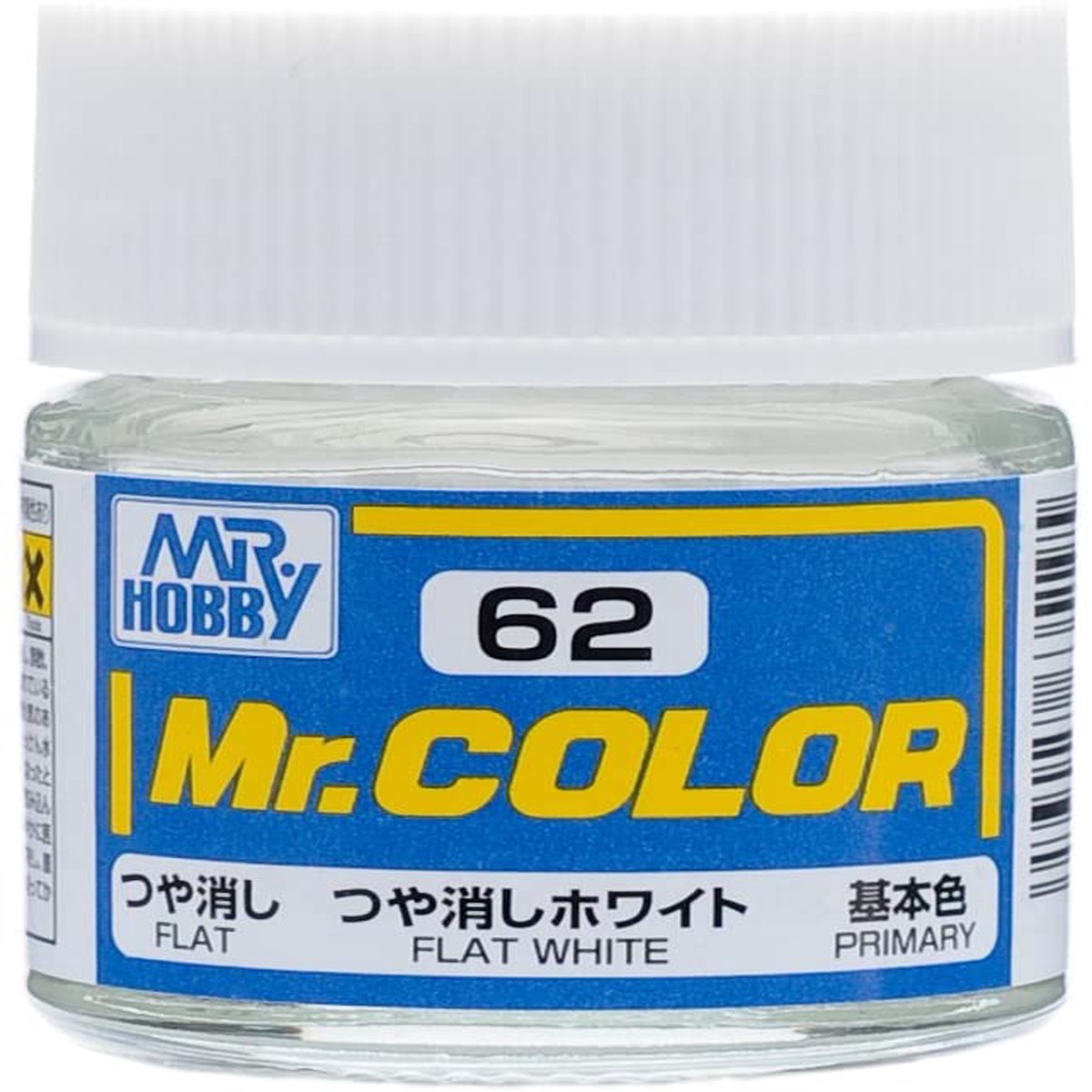 Mr. Hobby Mr. Color 62 – Flat White (Flat/Primary) – 10ml