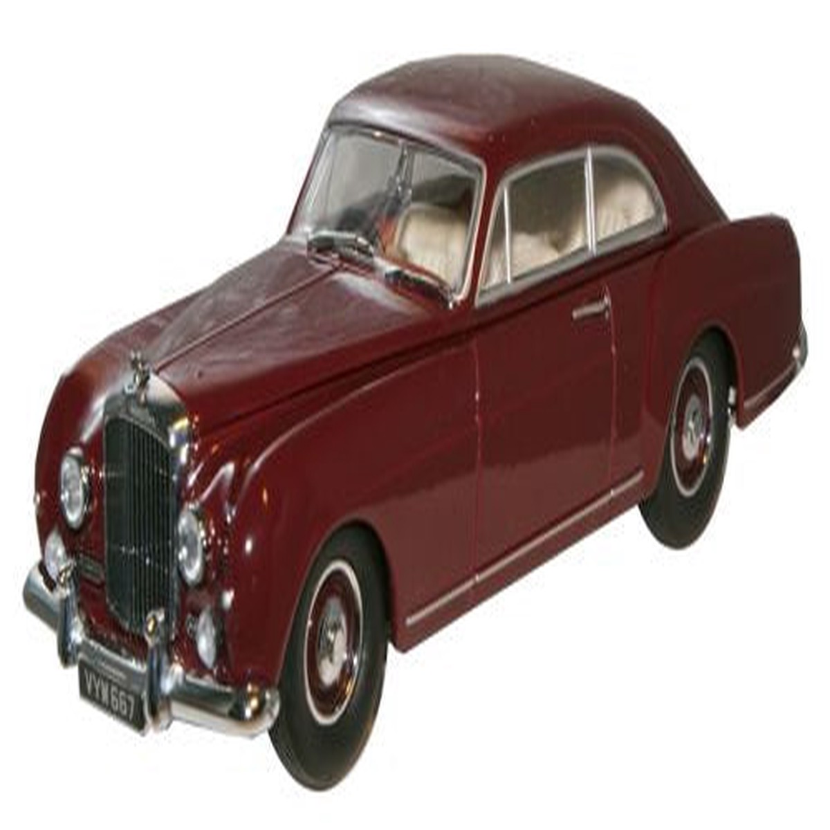 Oxford Diecast Maroon Bentley Continental S1 Fastback - 1:43 Scale